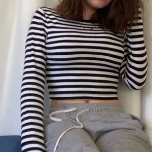Stripe crop top